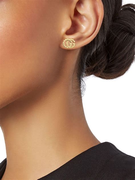 gucci golden ear|Gucci earrings pictures.